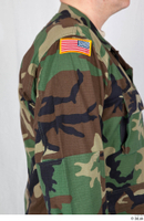  Photos Army Man in Camouflage uniform 4 20th century army camouflage uniform jacket upper body 0011.jpg